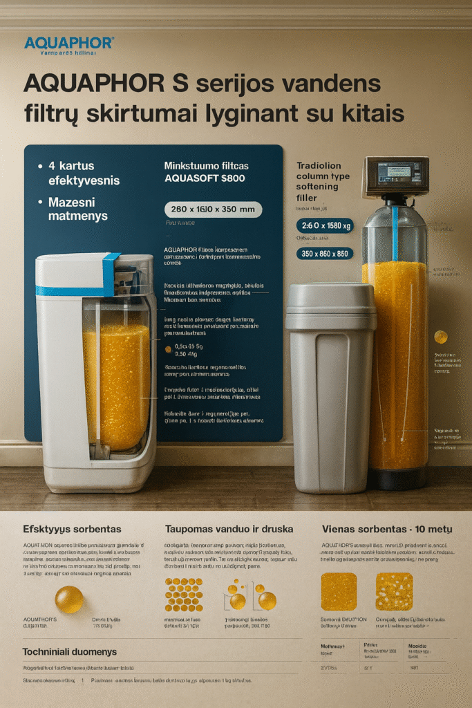vandens minkštinimo filtrai - nukalkinimo